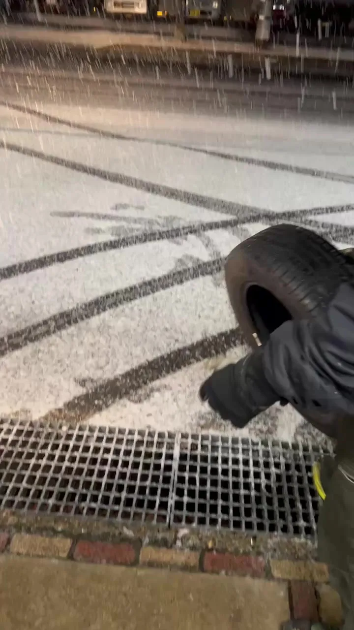 スタッドレスタイヤの凄さ‼️